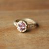 Pink sapphire ring