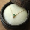 emerald and diamond necklace
