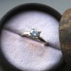 gray diamond ring