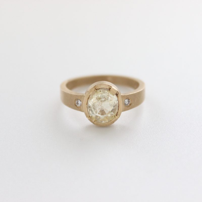 yellow sapphire ring