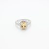 Orangey yellow sapphire