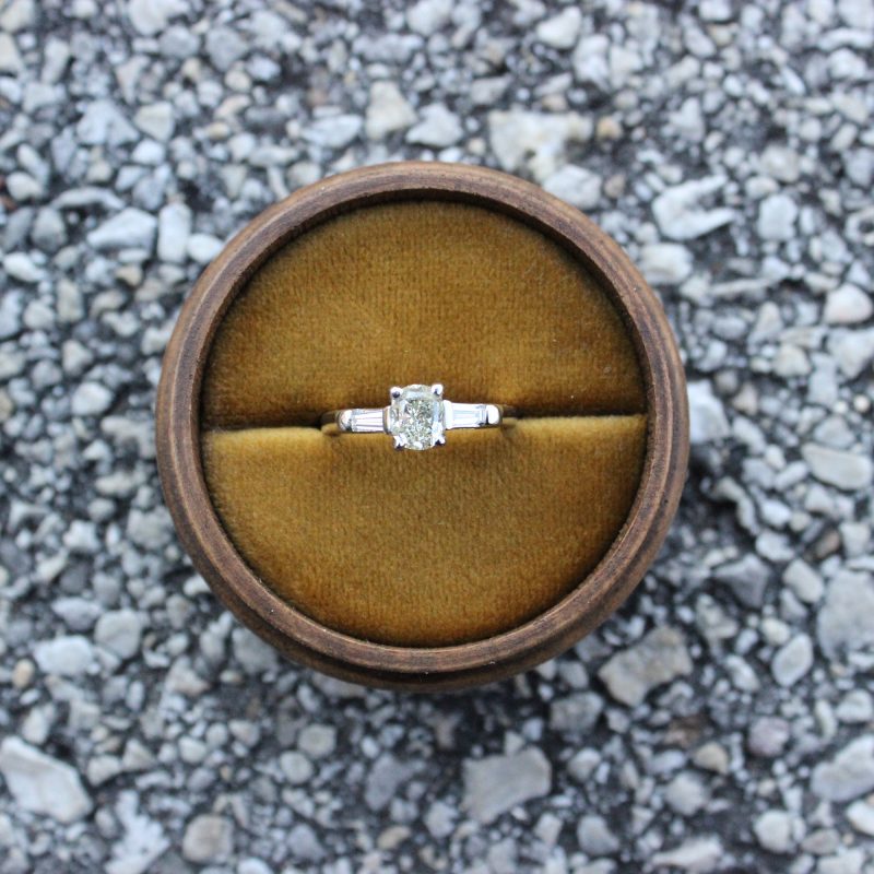 fancy light yellow diamond engagement ring
