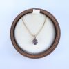 purple sapphire necklace