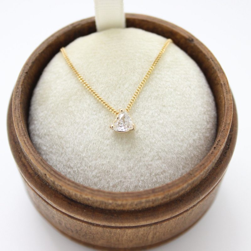 Heart Shape Diamond Necklace