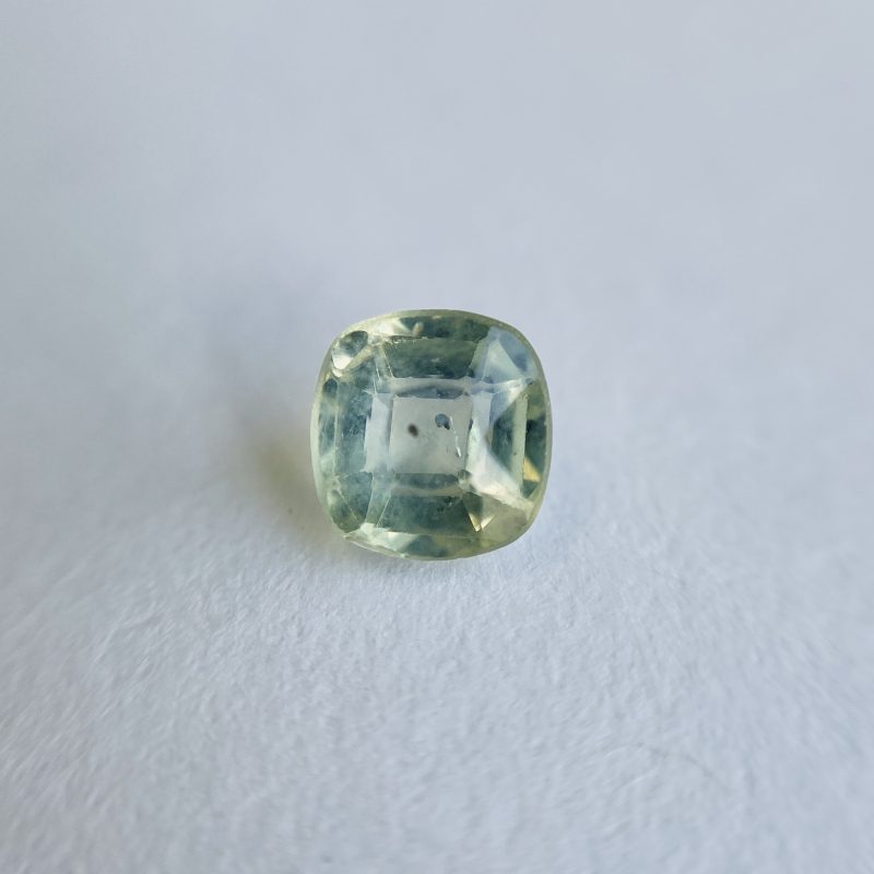 0.44CT Light Green Sapphire, 4.4MM