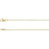 14K Yellow Gold 1mm Cable Chain