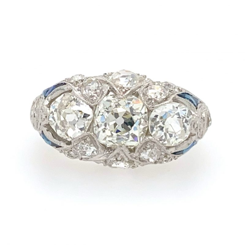 Platinum Art Deco ring