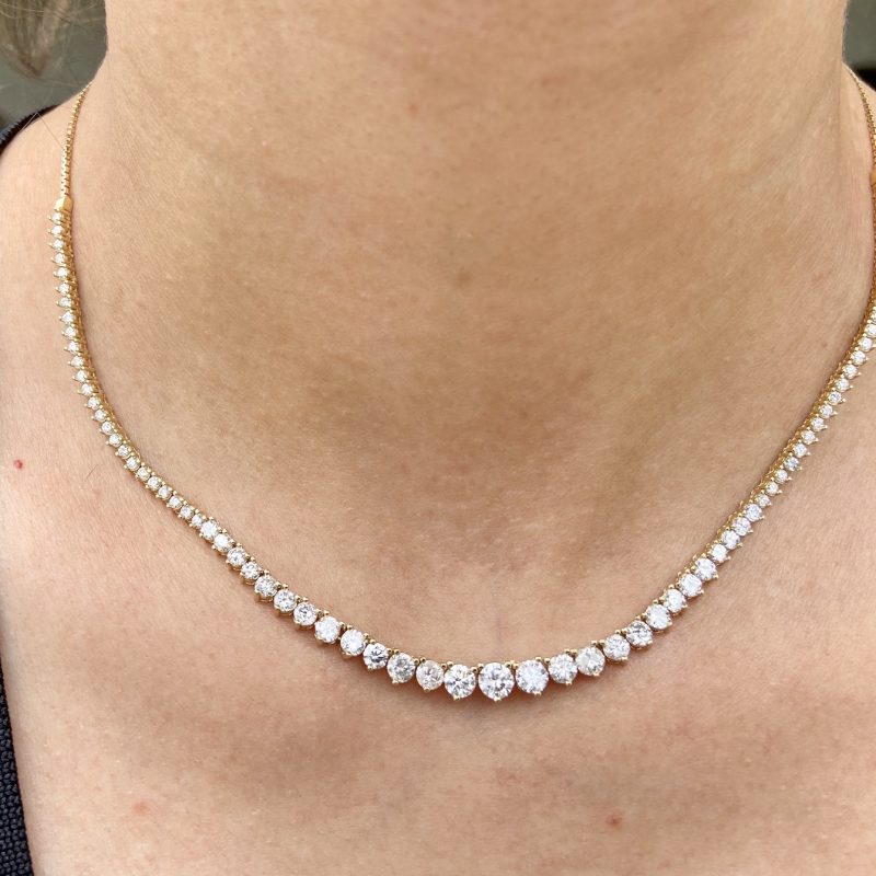 Marquise Diamond Minimalist Necklace - Gili Mor - Handmade in Houston